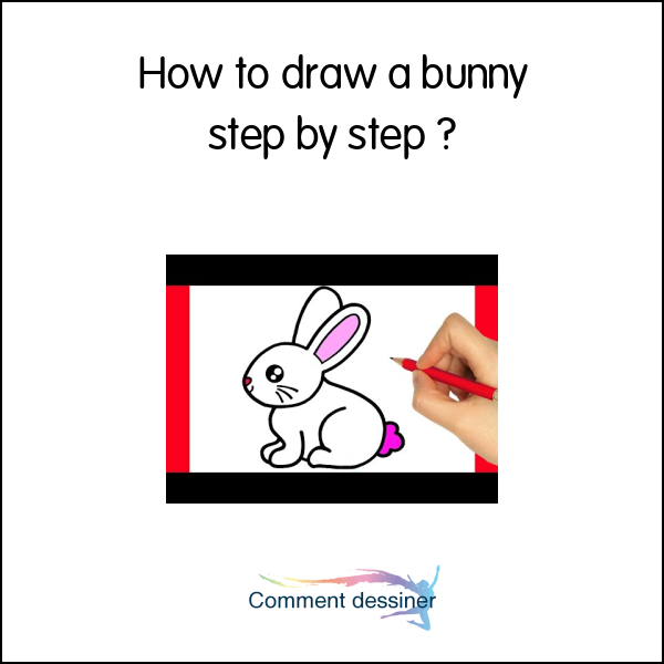How to draw a bunny step by step